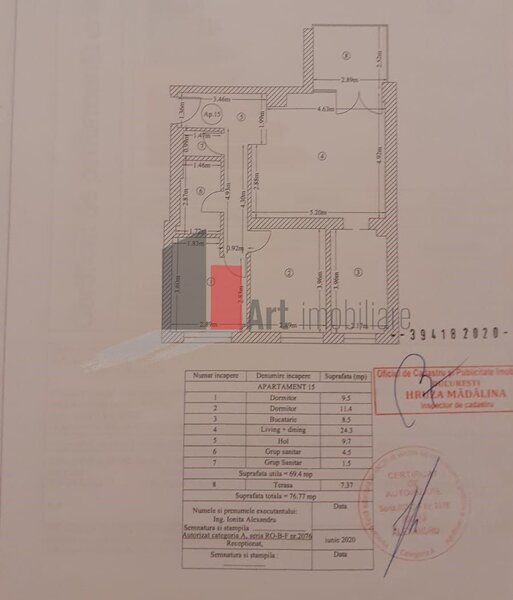 Floreasca apartament 3 camere lux